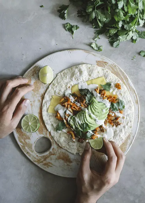 Delicious Mushroom Avocado Quesadilla Recipe