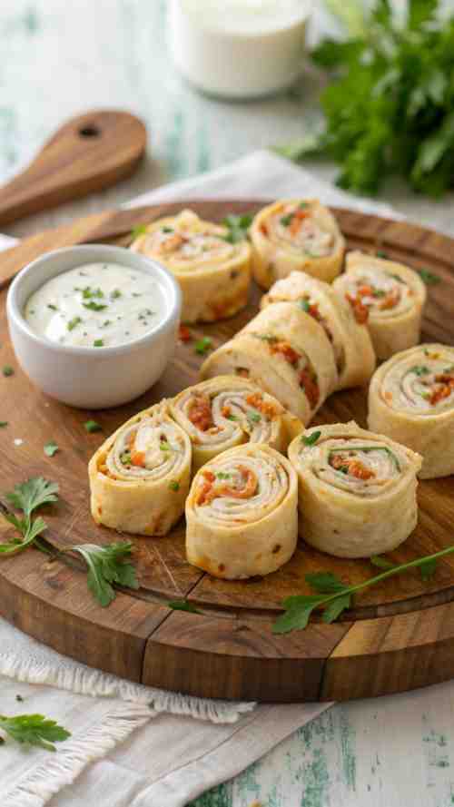 Easy Classic Chicken and Cream Cheese Pinwheels: The Best Appetizer for Parties and Gatherings