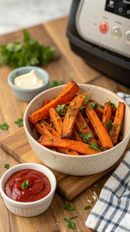 Veggie Fries Made Easy: Air Fryer Carrot Fries Recipe