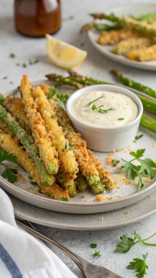 Crispy Air Fryer Asparagus Fries: A Simple & Tasty Snack for the Whole Family!