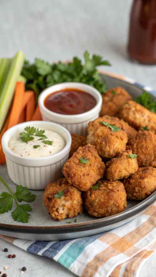 Easy and Crispy Air Fried Chicken Bites Recipe – Perfect Air Fryer Chicken Chunks for Quick Meals