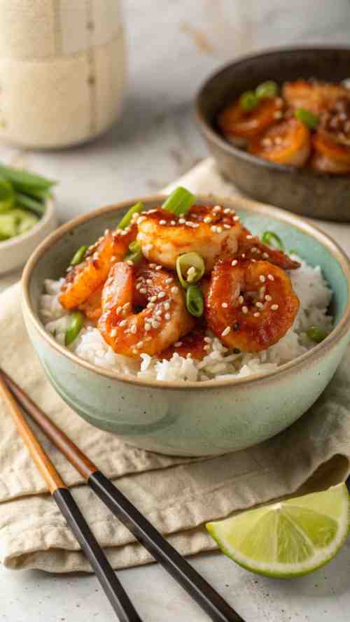 Air Fryer Honey Sriracha Shrimp – Easy, Crispy, Sweet & Spicy Shrimp Recipe