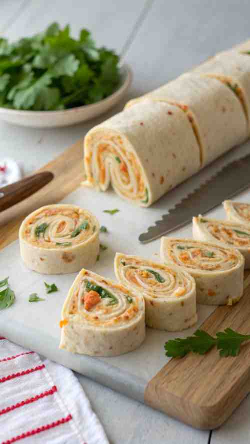 Chicken Taco Pinwheels – Easy Party Appetizer for a Crowd