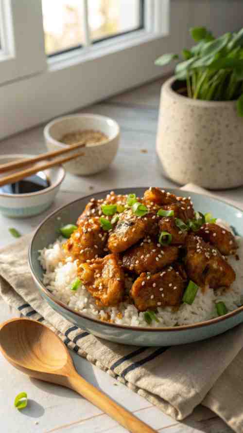 Air Fryer Chinese Sesame Chicken – Sweet, Crispy & Family-Approved
