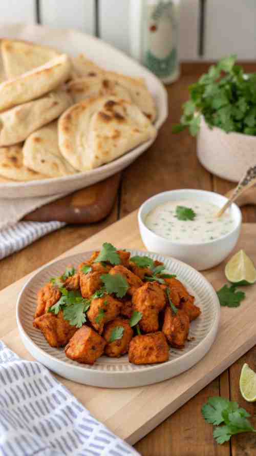 Easy Air Fryer Chicken Tikka Recipe (Juicy, Kid-Approved & Better Than Takeout!)