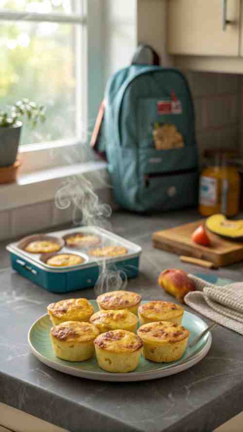 Easy Air Fryer Egg Muffins Recipe – Quick Air Fry Breakfast with Eggs, Veggies & Cheese