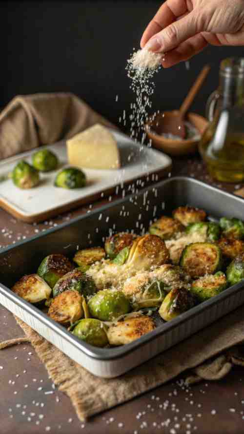 Garlic Parmesan Air Fryer Brussels Sprouts – Crispy, Easy, Flavor-Packed Side Dish Recipe