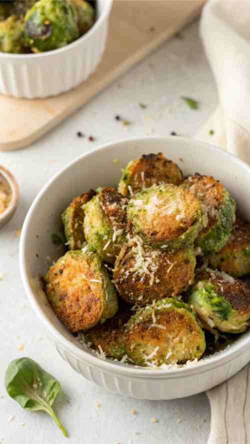 Air Fryer Parmesan Brussels Sprouts – Easy Cheesy Side Dish Recipe