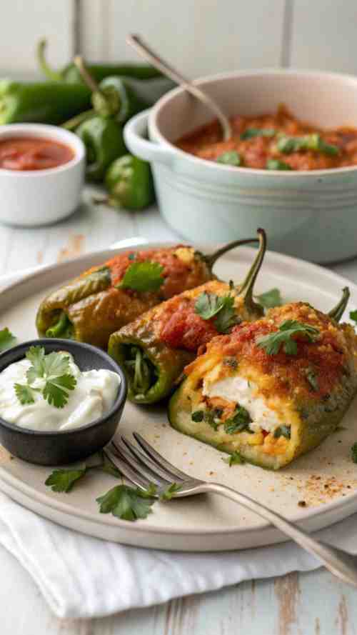 Air Fryer Chile Relleno Recipe – Crispy, Cheesy & Easy Chiles Rellenos Without the Oil!