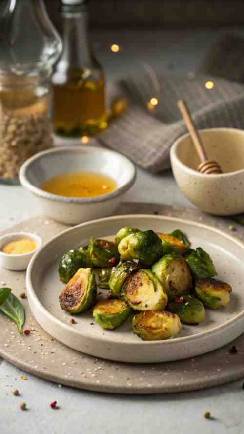 Air Fryer Honey Brussels Sprouts – Crispy, Sweet, and Easy Vegetable Side Dish