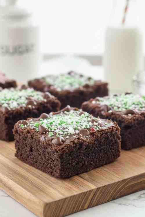 Air Fryer Mint Chocolate Brownies Recipe | Easy Air Fryer Desserts, Brownies from Scratch & Quick Air Fryer Treats
