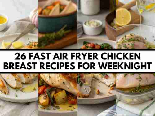 26 Fast Air Fryer Chicken Breast Recipes for Weeknight Cooking