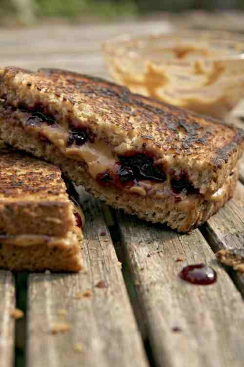 Grilled Peanut Butter and Jelly Sandwich Recipe (Crispy, Gooey & Easy PB&J)
