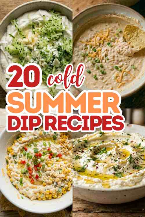 20 Quick Cold Dip Ideas for Parties, Potlucks, and Snacks