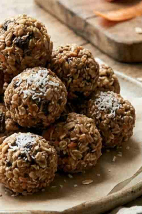 Easy Oatmeal Carrot Cake Energy Balls for Quick Snacks