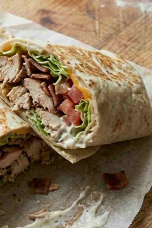 Homemade Chicken Bacon Wrap Recipe (Easy Family Lunch or Dinner Wrap Idea)