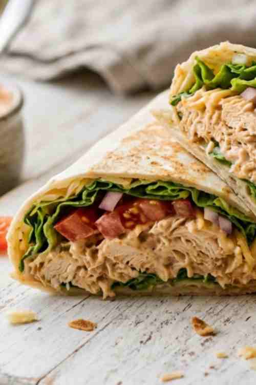 Easy Chipotle Chicken Wrap Recipe With Creamy Smoky Sauce (Quick Lunch Idea)