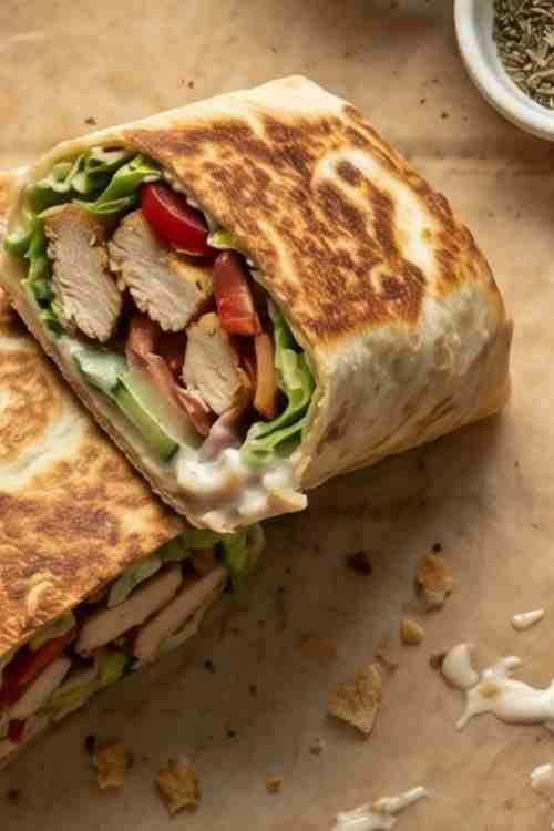 Quick and Easy Grilled Chicken Wrap Recipe for Busy Weekday Lunch or Dinner