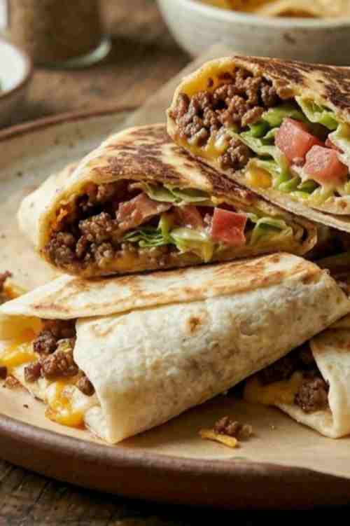 Crispy Ground Beef Tortilla Wraps Recipe – Easy Cheesy Beef Wraps for Busy Nights